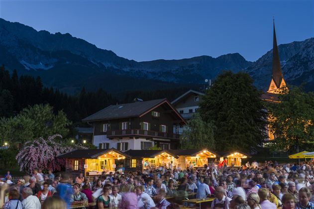 Scheffau_Dorfabend_Abendstimmung