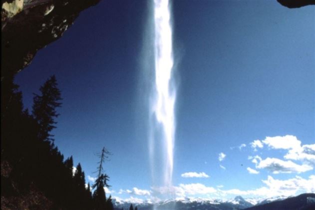 Schleier Wasserfall Going
