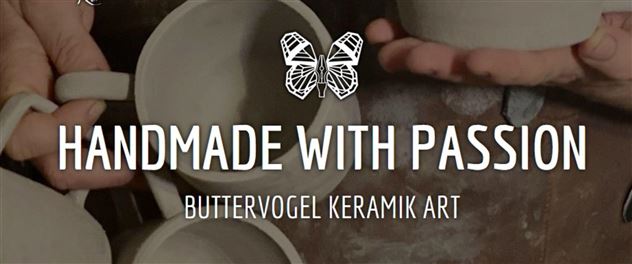 Buttervogel Keramik Art