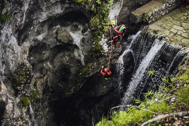 Canyoning in der Taxerklamm
