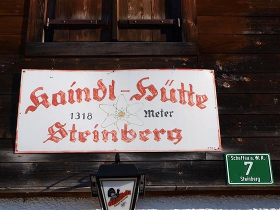 Kaindlhütte_Schild