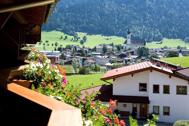 Söll_Alpenpanorama_Wilder Kaiser_Balkon