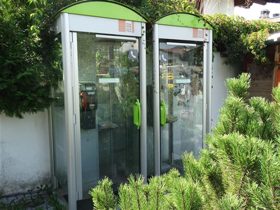 Telefonzelle Wanderinfo