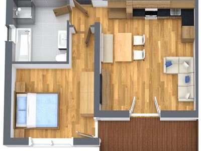 Apartment Süd, Top 3