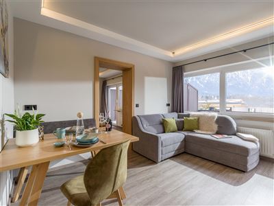Appartement Abendsonne Wohnküche Ansicht