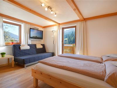 Appartement Hartkaiserblick Schalfzimmer