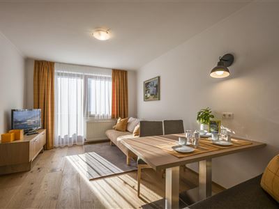 Appartement Hüttenzauber Wohnzimmer