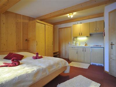 Gästhaus Brix, Studio 2, Küche/Schlafzimmer