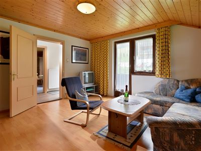 Haus Seefried am See Appartement Wohnzimmer