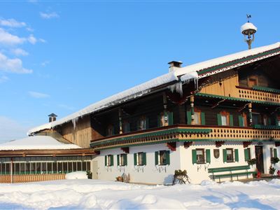 Hofansicht Winter