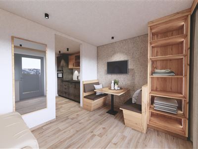 Moonlight Appartements Söll 23_Sitzgruppe Küche