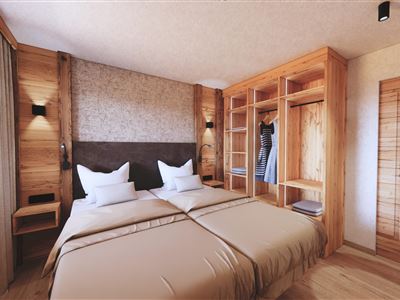 Moonlight Appartements Söll 36_Doppelbett