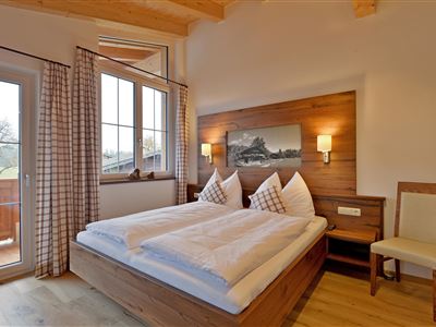 Schlafzimmer mit Balkon