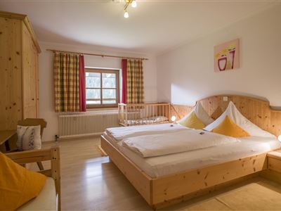 Wanishof Thiersee Appartement Schlafzimmer