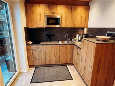 Living room & kitchen area