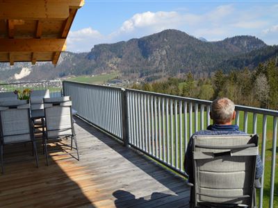 XL Dachterrasse mit Blick zum See