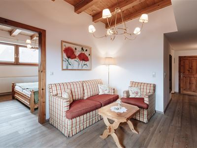 Zirben-Familienzimmer Wohnzimmer