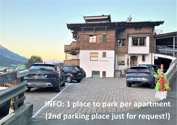 1 Parkplatz pro Appartement