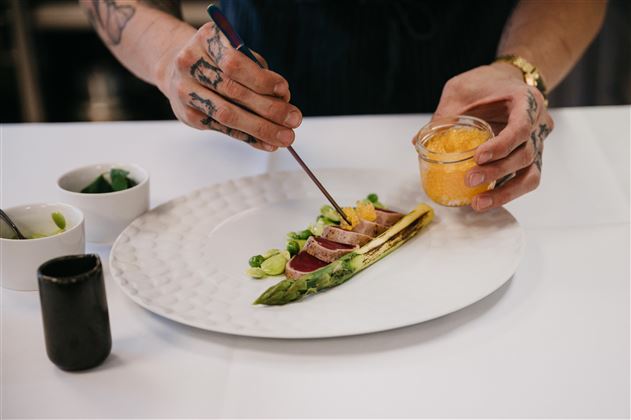 2-Hauben Küche im Restaurant Spitzbuam