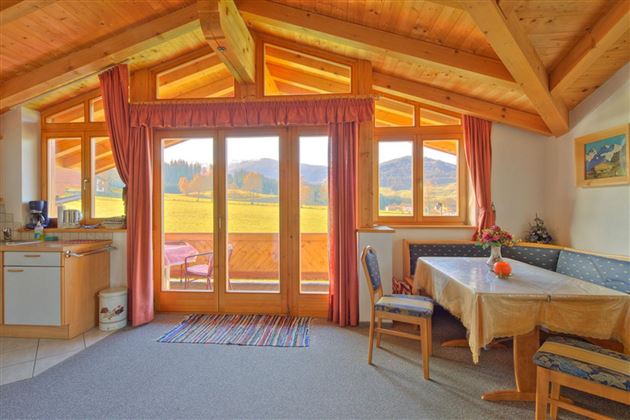 Appartement 1 - Wohnraum und Küche