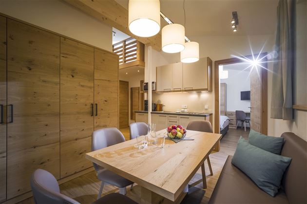 Appartement 1 Wohnzimmer Kueche