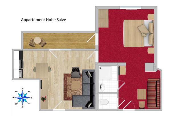 Appartement Hohe Salve