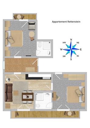 Appartement Rettenstein