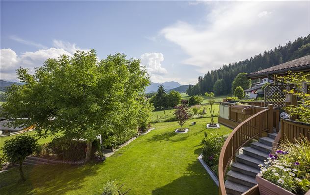 Ausblick und Garten