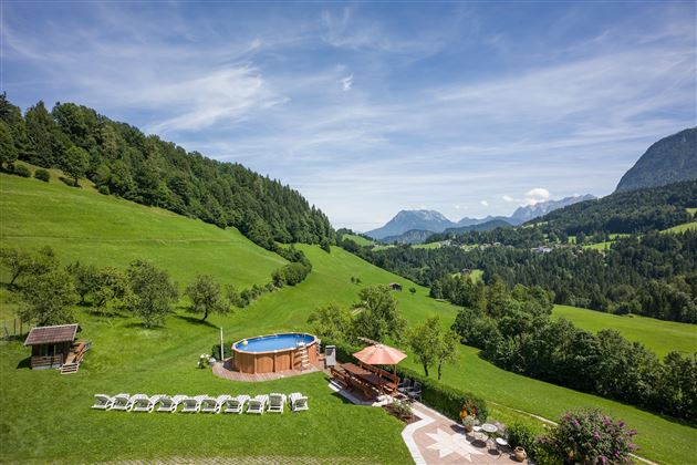 Ausblick und Gartenansicht