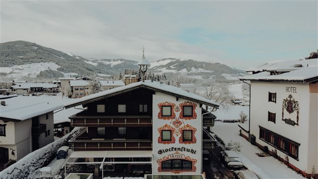 Außenansicht Hotel Glockenstuhl Winter