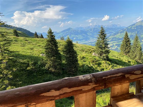 Aussicht von unserer Jagdhütte