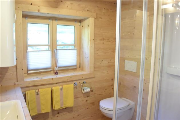Badezimmer - der "kleine" Luxus auf der Alm