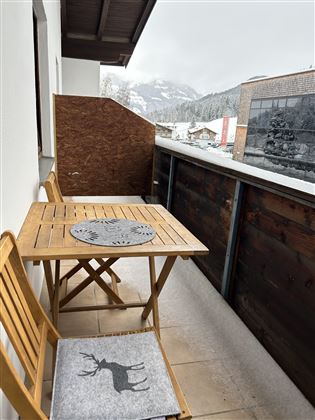 Balkon 2 Personen Appartment