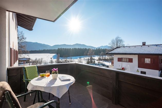 Balkon Ausbblick