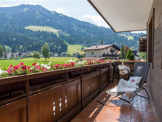 Balkon Hotel Glockenstuhl in Westendorf