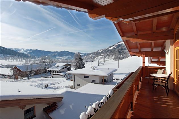 Balkon im Winter