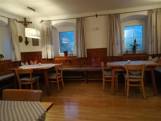 Bauernhof Langhof Thiersee - Frühstücksraum neu
