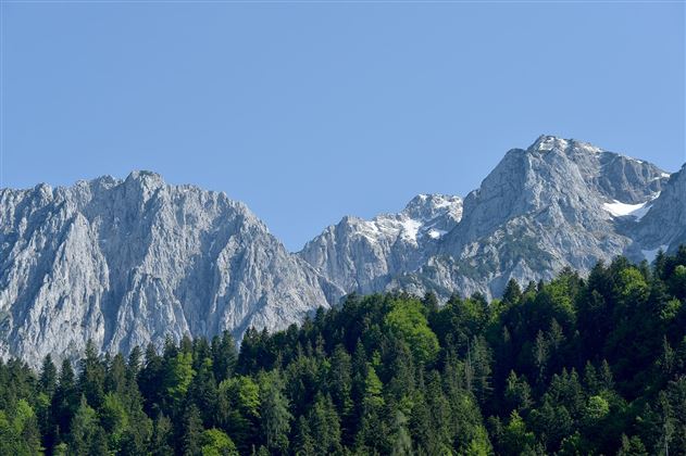 Blick auf den Zahmen Kaiser