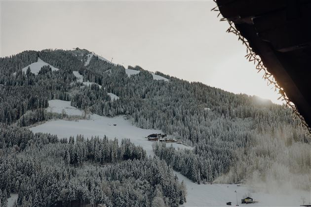Blick vom Hotel Glockenstuhl im Winter