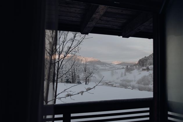 Blick vom Hotel Glockenstuhl im Winter
