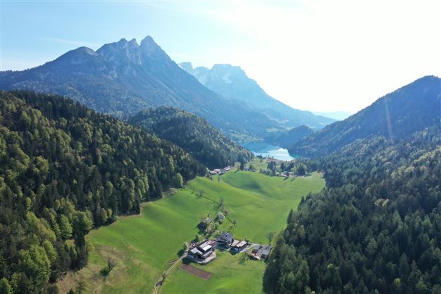 Der Hagenhof von oben