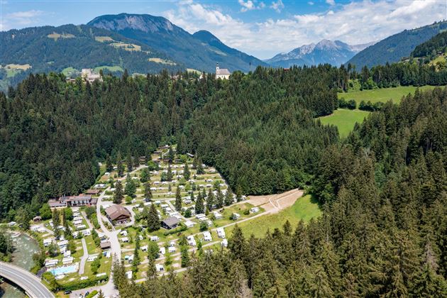 Drohne Campingplatz