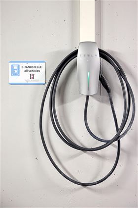 E-Ladestelle in der Garage