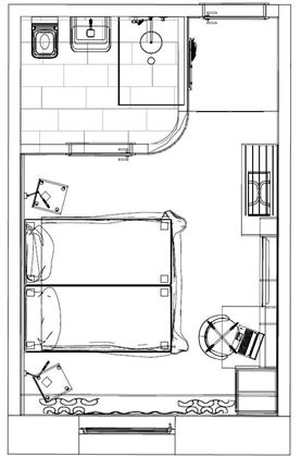 Grundriss Zimmer Business