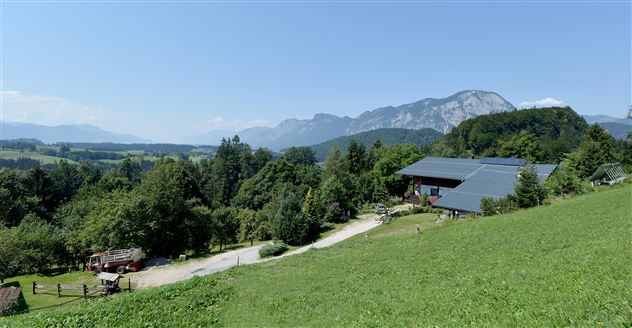 Hattenhof Schwoich Ansicht von oben