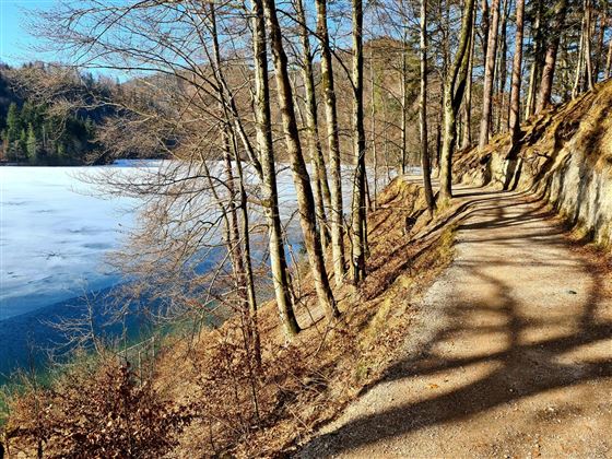 Herbst See Wandern