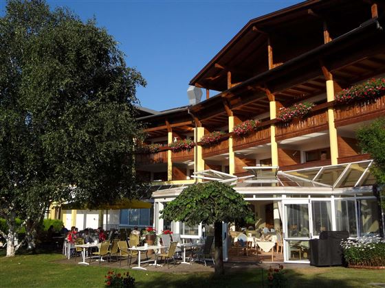 Hotel Alpenhof Brixen - Terrasse