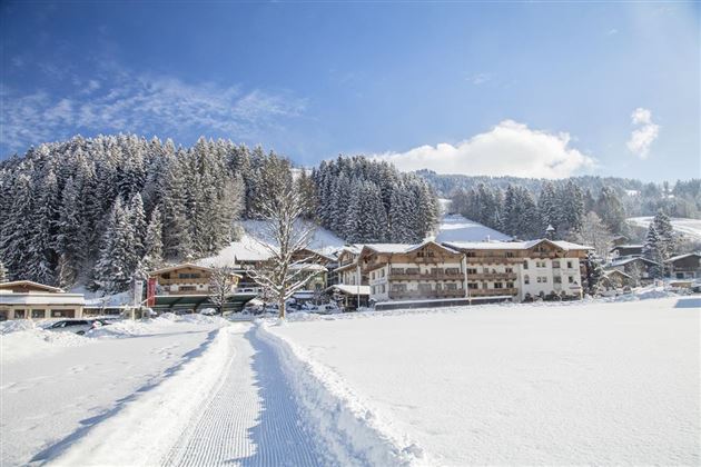 Hotel im Winter