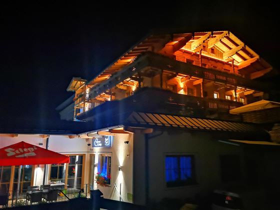 Hotelanschicht Nachts