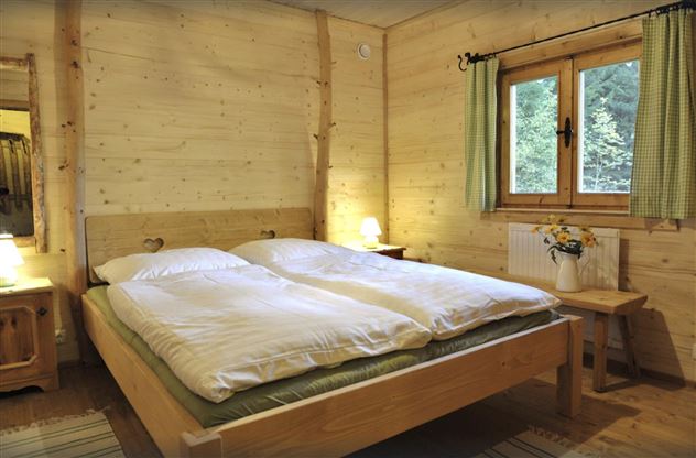 Hütte Waldzeit Schlafzimmer